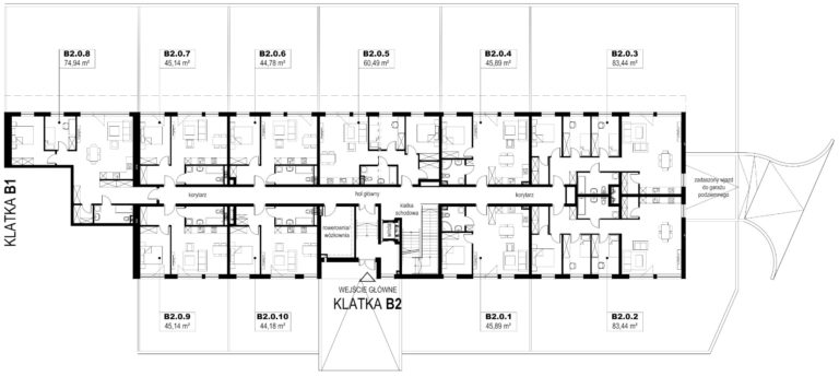 Apartamenty Natura 2 - budynek B2 - parter